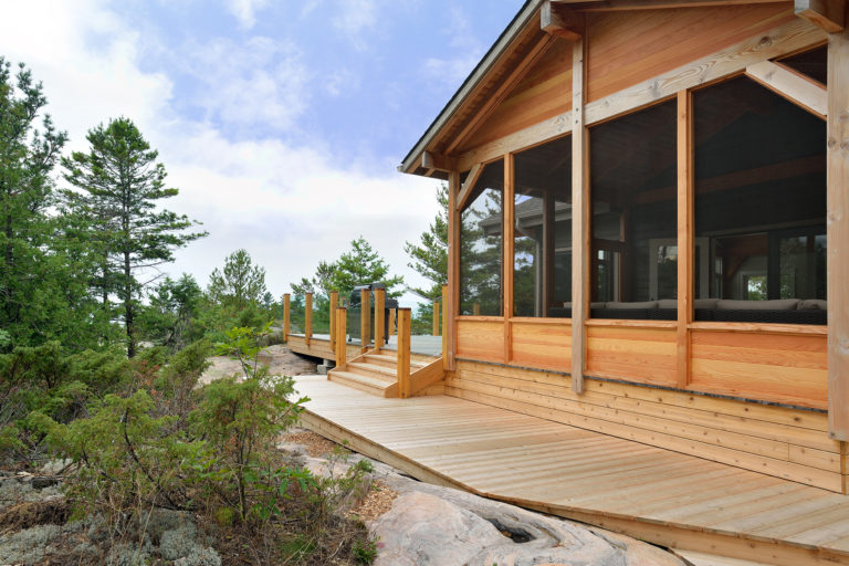 Georgian Bay Island Deck Cedar