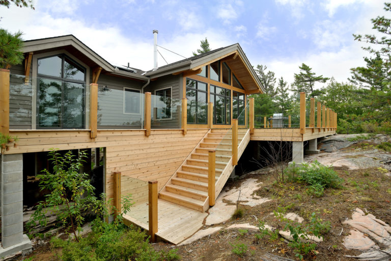 Georgian Bay Island Deck Glass