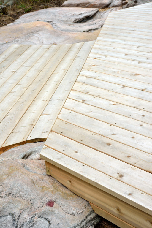 Georgian Bay Island Decking Scribe Details