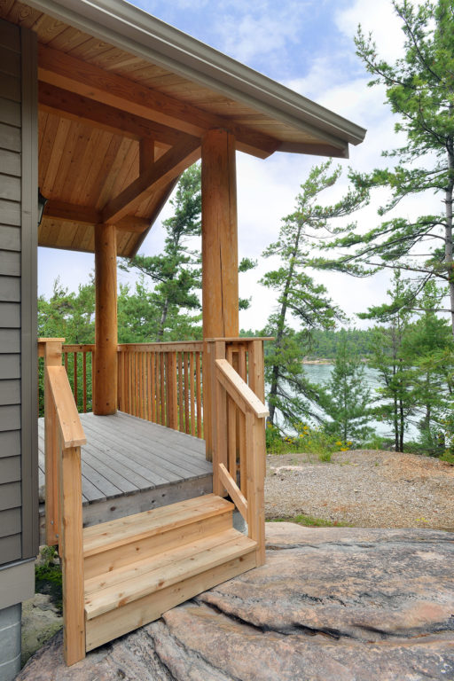 Georgian Bay Island Rear Deck