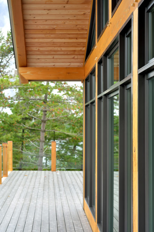 Georgian Bay Island Wood Soffit